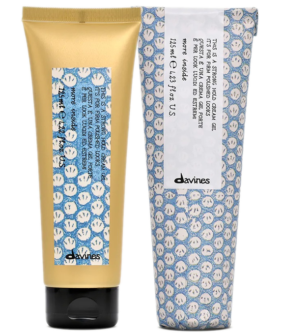 Gel fijador fuerte de Davines Strong Hold Cream Gel - More Inside