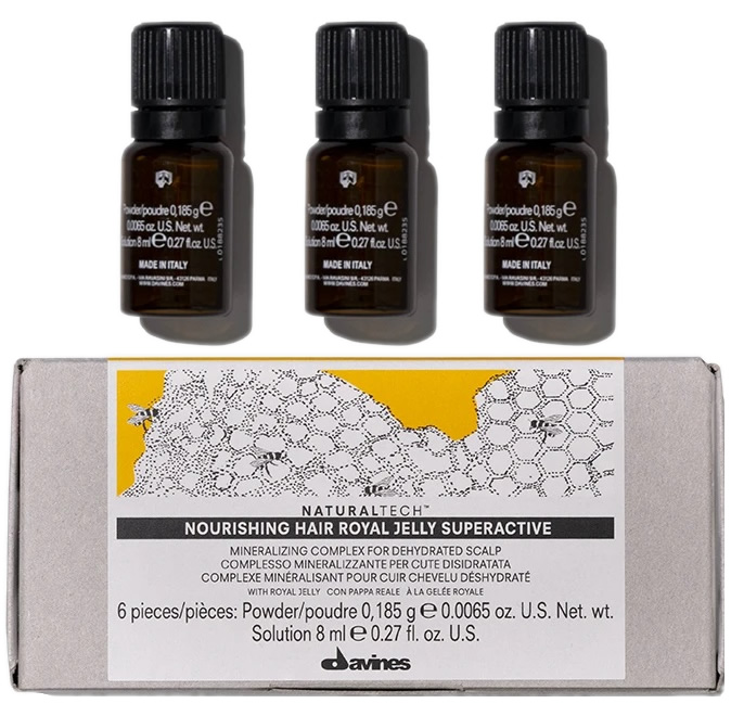 Vitaminas de Jalea Real Naturaltech de Davines NATURALTECH, Nourishing Hair Royal Jelly Superactive
