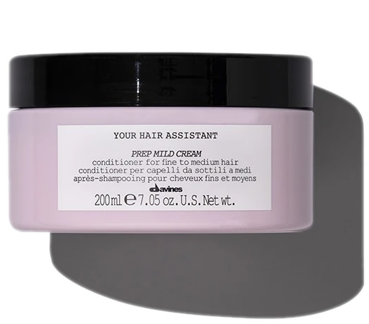 Acondicionador para cebellos finos y medios Your Hair Assistant de Davines Prep Mild Cream Hair Assistant