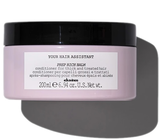 Acondicionador para cabellos gruesos o tratados Your Hair Assistant de Davines Prep Rich Balm Your Hair Assistant