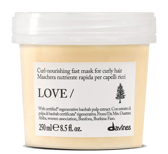 Mascarilla LOVE rizo de Davines LOVE/ curl hair mask Essential 75 ml, 250 ml, 1000 ml