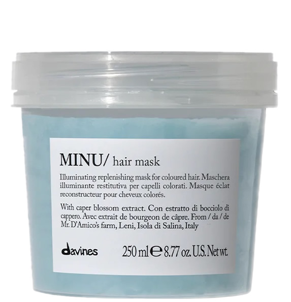 Mascarilla MINU de Davines MINU/ hair mask Essential 75 ml, 250 ml, 1 litro
