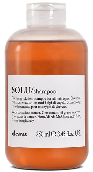 Champú SOLU de Davines 75 ml, 250 ml y 1 litro